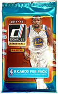 NBA Panini 2017-18 Donruss Basketball Trading Card RETAIL Pack (8 Cards!)