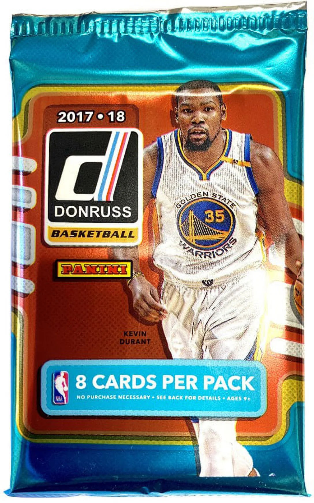 NBA Panini 2017-18 Donruss Basketball Trading Card RETAIL Pack (8 Cards!)