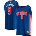 Men's Fanatics Branded Ausar Thompson Royal Detroit Pistons  Fast Break Replica Jersey - Icon Edition