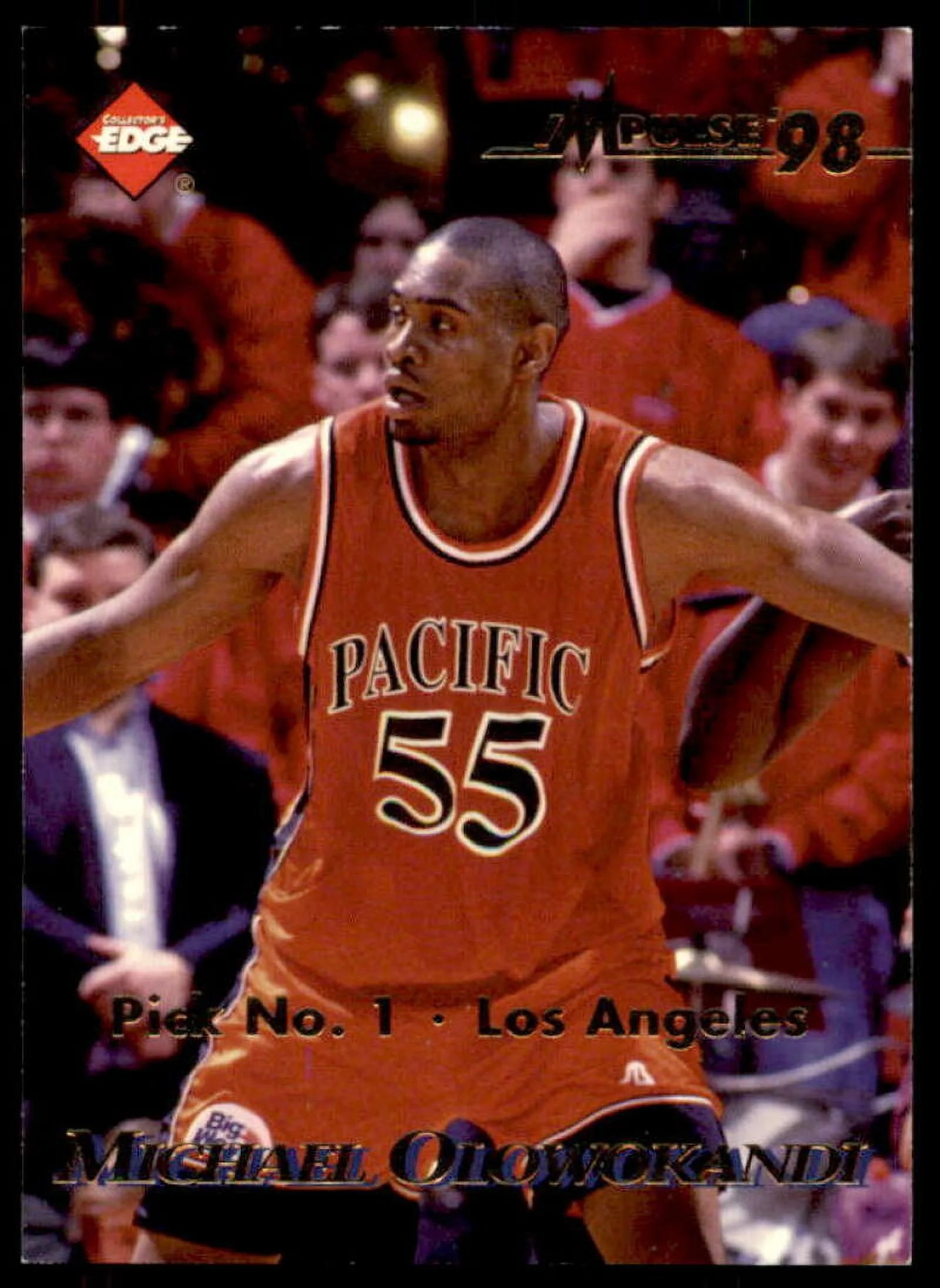 Michael Olowokandi/Kobe Bryant Card 1998 Collector's Edge Impulse #56