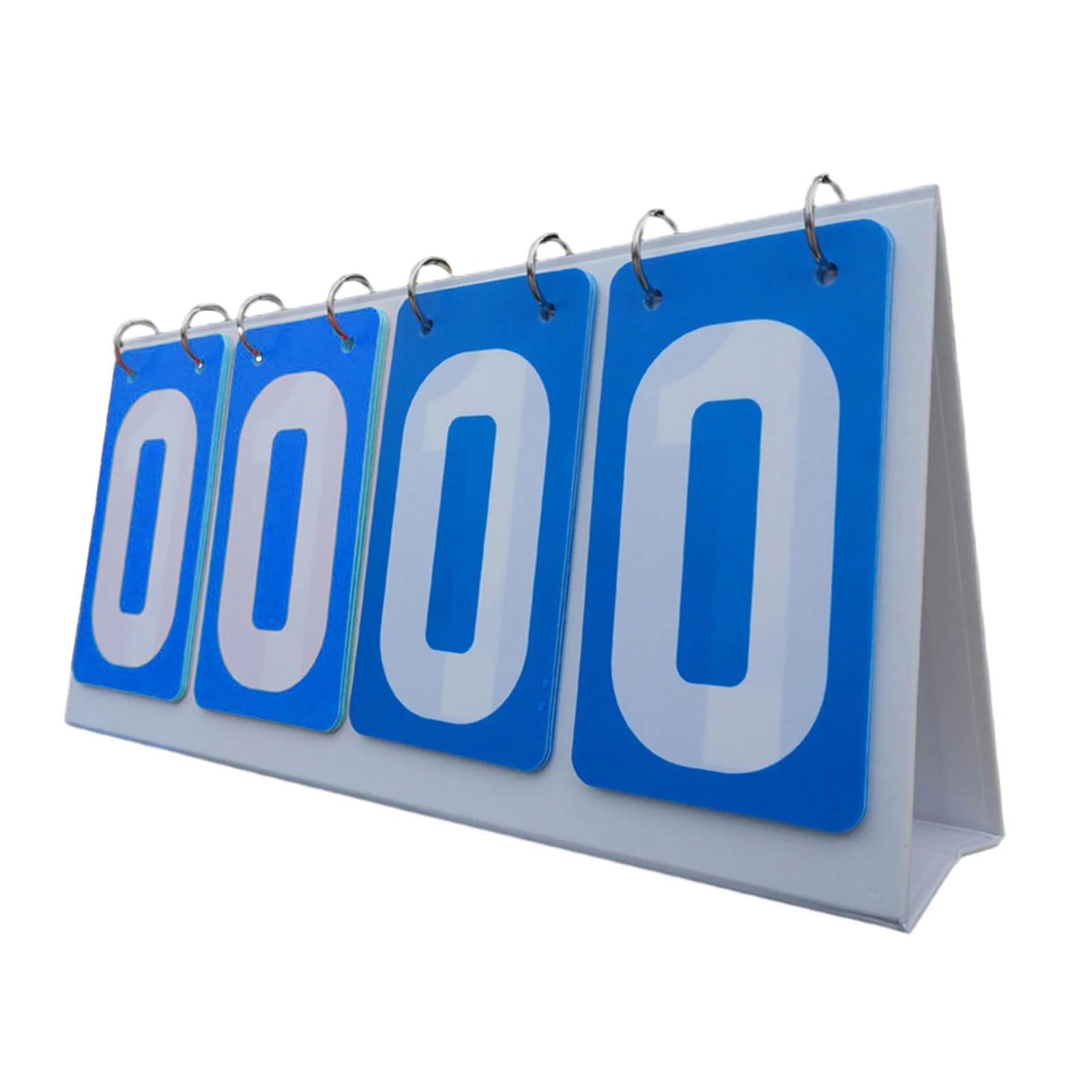 Table Top Scoreboard Score Keeper Stable for Basketball Indoor Sports Soccers blue