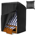 Beach Chair Cover, 21D Oxford Fabric Waterproof Sun-proof Protective Cover for Patio Beach Outdoors