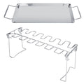 VIFERR Barbecue Rack Chicken Cooking Rack Grill Stove Stainless Steel Outdoor Camping Picnics Tool