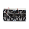 Thermoelectric Peltier Refrigeration Cooling System Kit Semiconductor Cooler Large Radiator Cold Conduction Module Double Fans