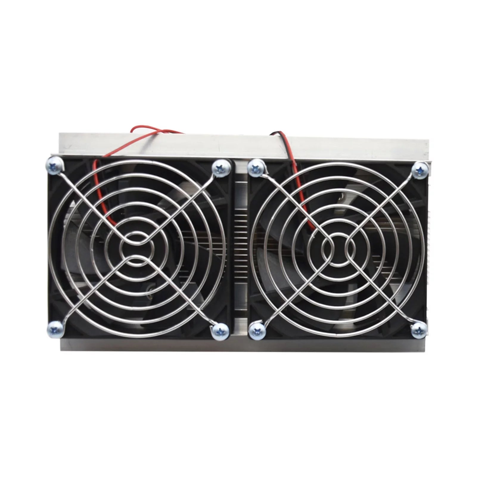 Thermoelectric Peltier Refrigeration Cooling System Kit Semiconductor Cooler Large Radiator Cold Conduction Module Double Fans