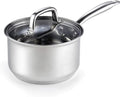 Cook N Home 3-Quart Stainless Steel Saucepan with Lid