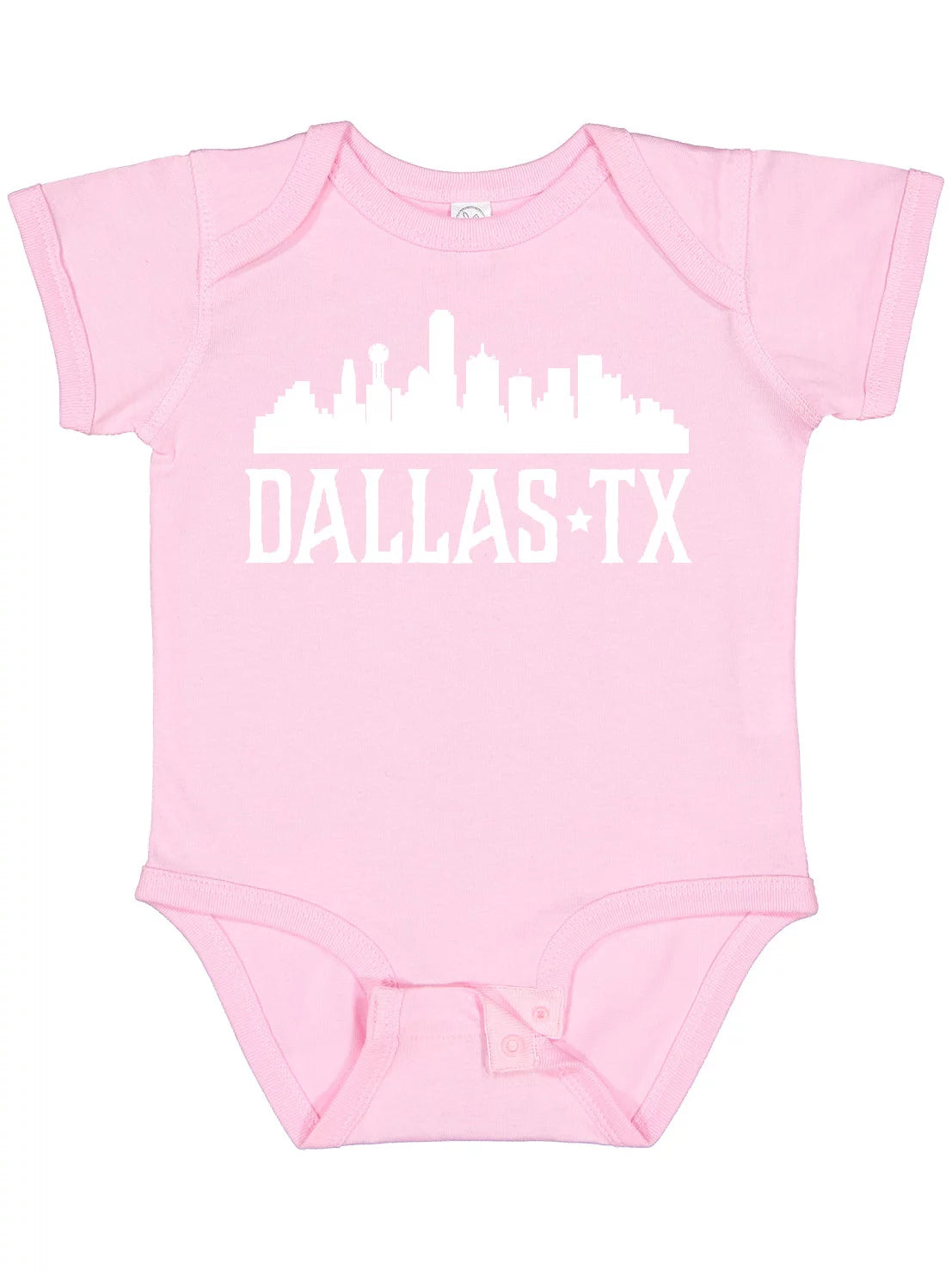 Inktastic Dallas Texas Skyline TX Cities Boys or Girls Baby Bodysuit