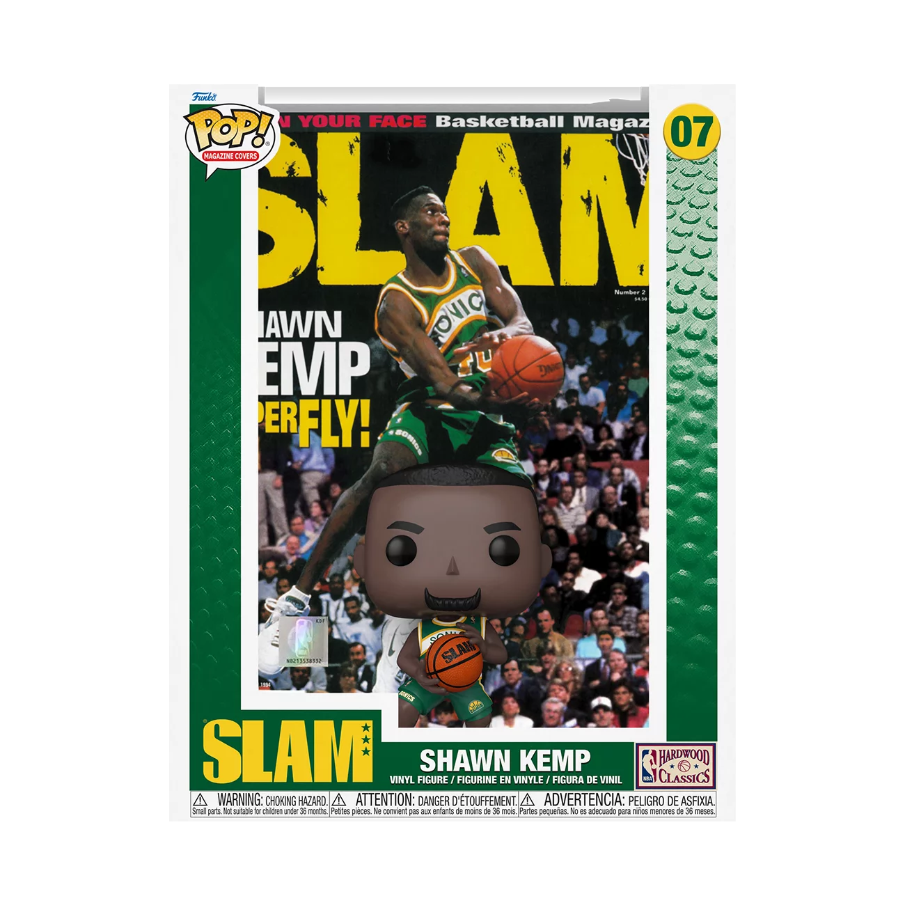 Funko Pop! NBA Cover: SLAM - Shawn Kemp Vinyl Figure