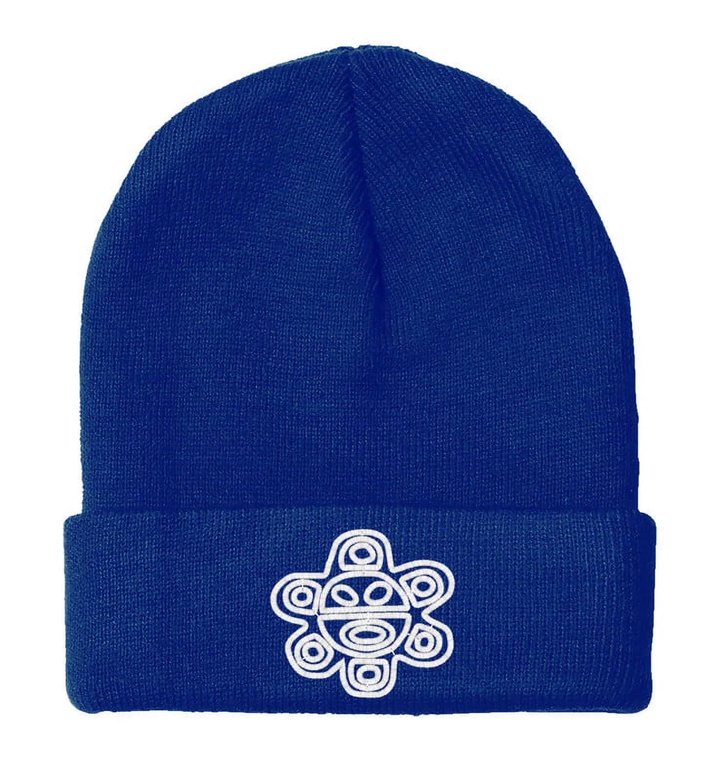 Embroidered Puerto Rican Taino SUN Logo Hat-EM-0033-Navy