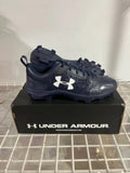 NEW Under Armour Team Heater Low TPU Baseball Cleats Navy Sz 11.5