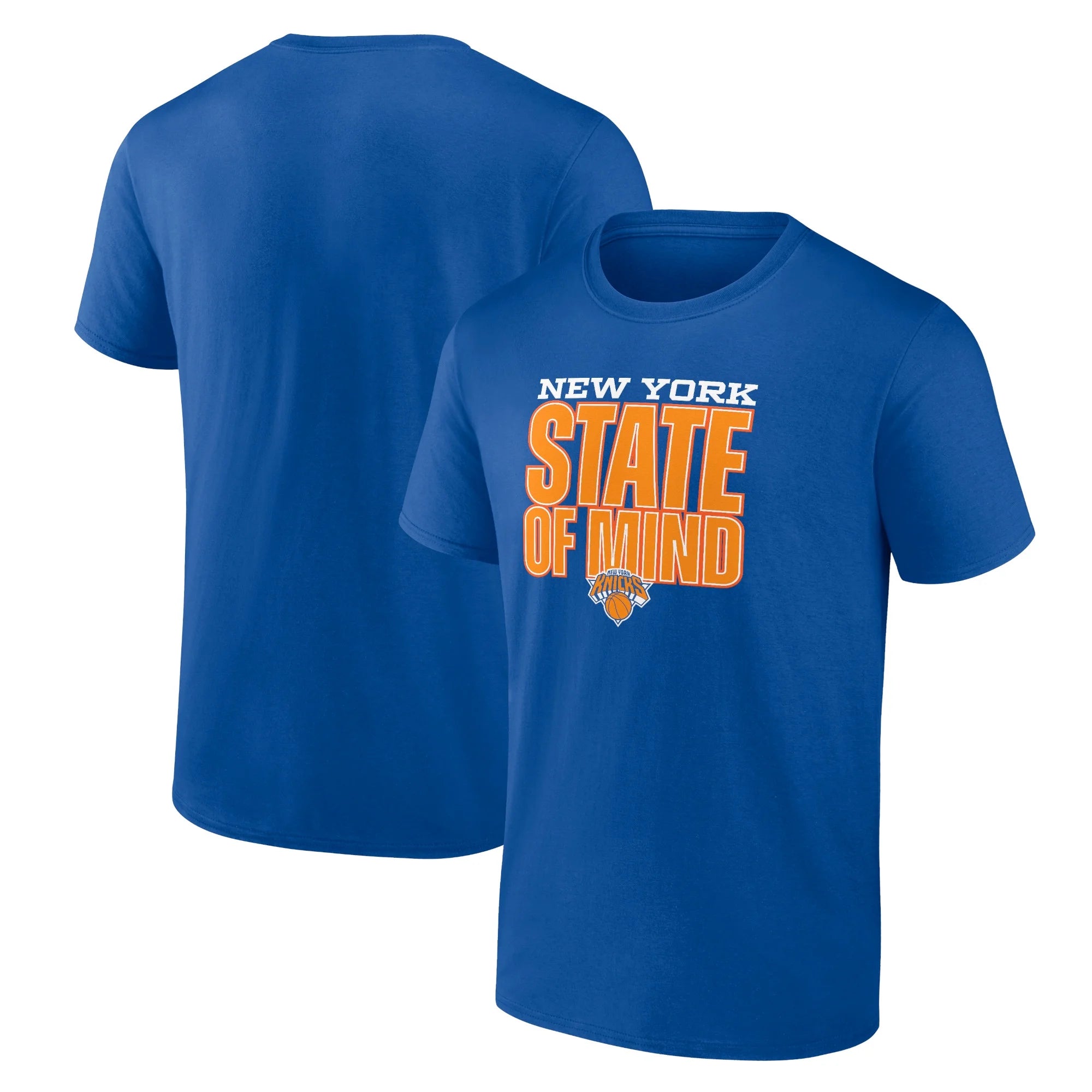 Men's Fanatics Branded Blue New York Knicks Pick & Roll Coverage T-Shirt