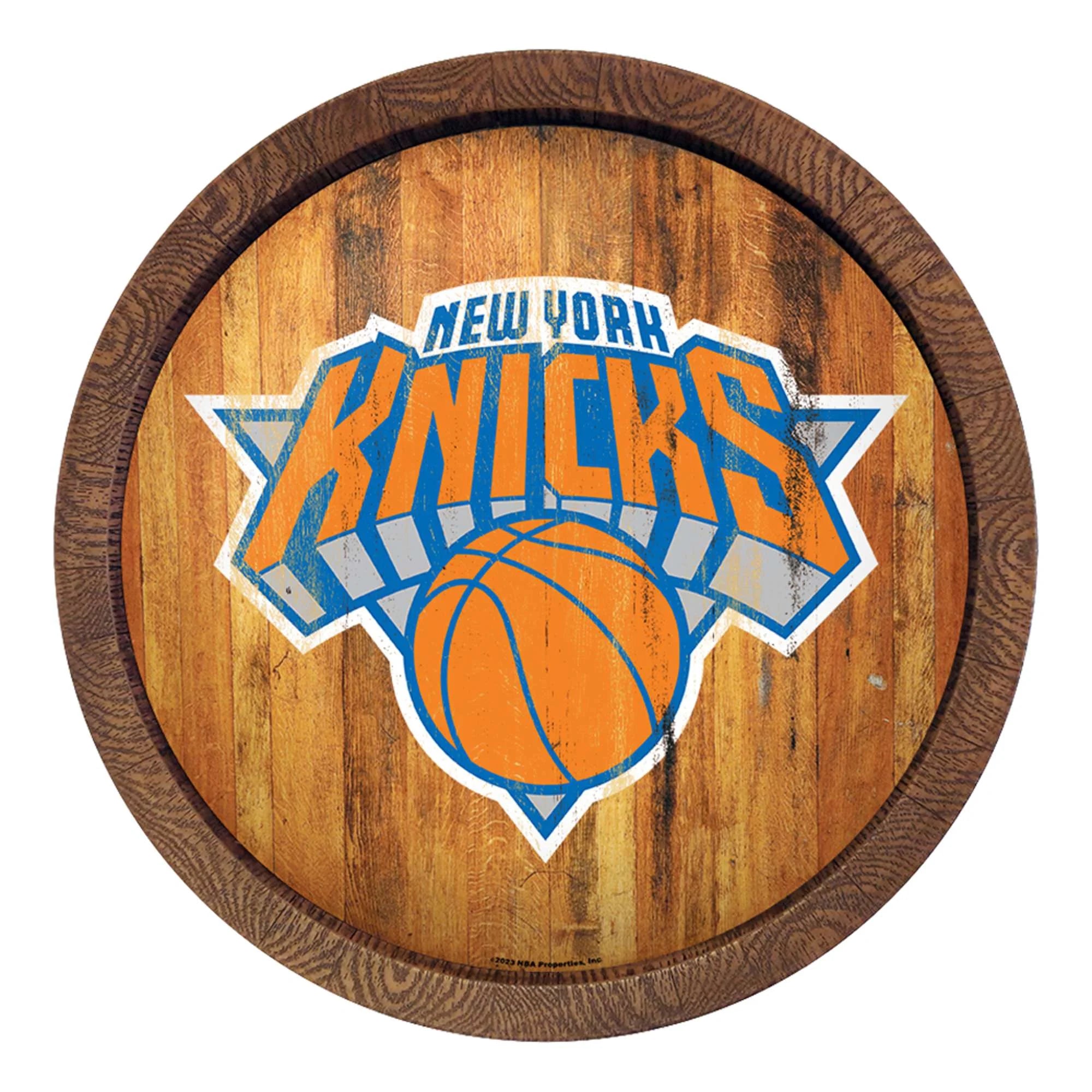 New York Knicks: Faux Barrel Top Sign