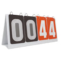 yotijar Flip Number Score Board Portable Multi Sports Scoreboard for Baseball Soccer Red and Gray