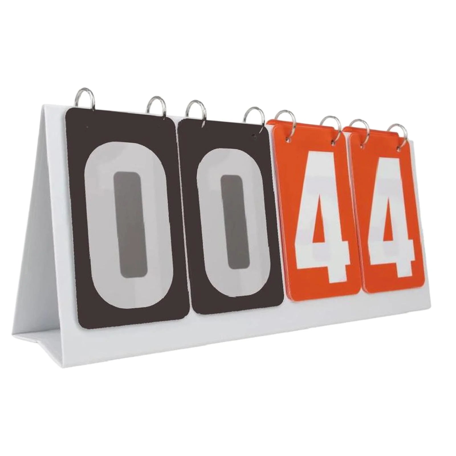 yotijar Flip Number Score Board Portable Multi Sports Scoreboard for Baseball Soccer Red and Gray