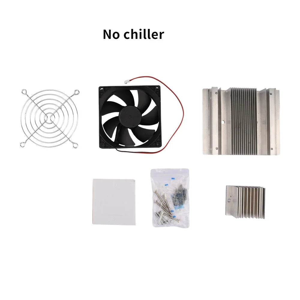 Diymore DC 12V DIY Thermoelectric Peltier Refrigeration Cooling System Kit Semiconductor Cooler Conduction Module Radiator Fan TEC1-12706