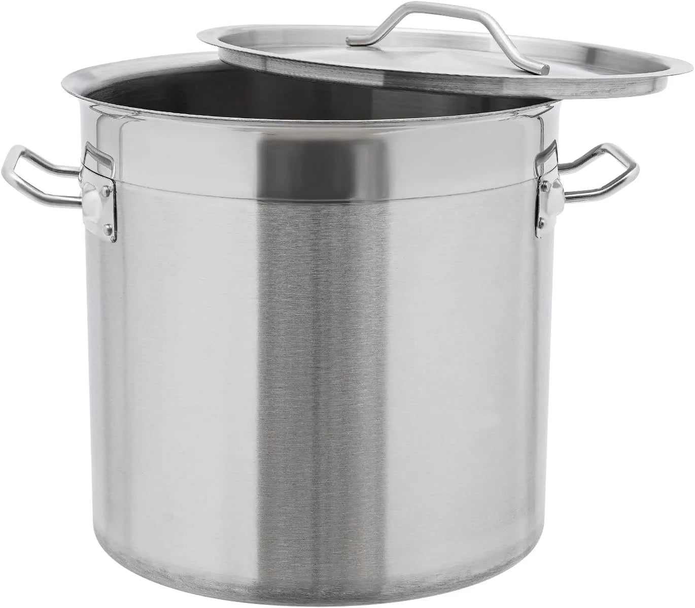Miduo 17L 16.5Quart Stainless Steel Stockpot Soup Pot With Lid Big Pots For Cooking