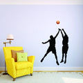 Wall Design Pieces Basketball Play Win Finals Playoffs Teen School 14x28