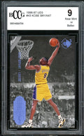 1996-97 UD3 #43 Kobe Bryant Rookie Card BGS BCCG 9 Near Mint+