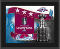 Colorado Avalanche 2022 Stanley Cup Champions 10.5 x 13 Champions Logo Sublimated Plaque