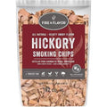 Fire & Flavor Premium All Natural Smoking Wood Chips, 2 Pounds, Hickory