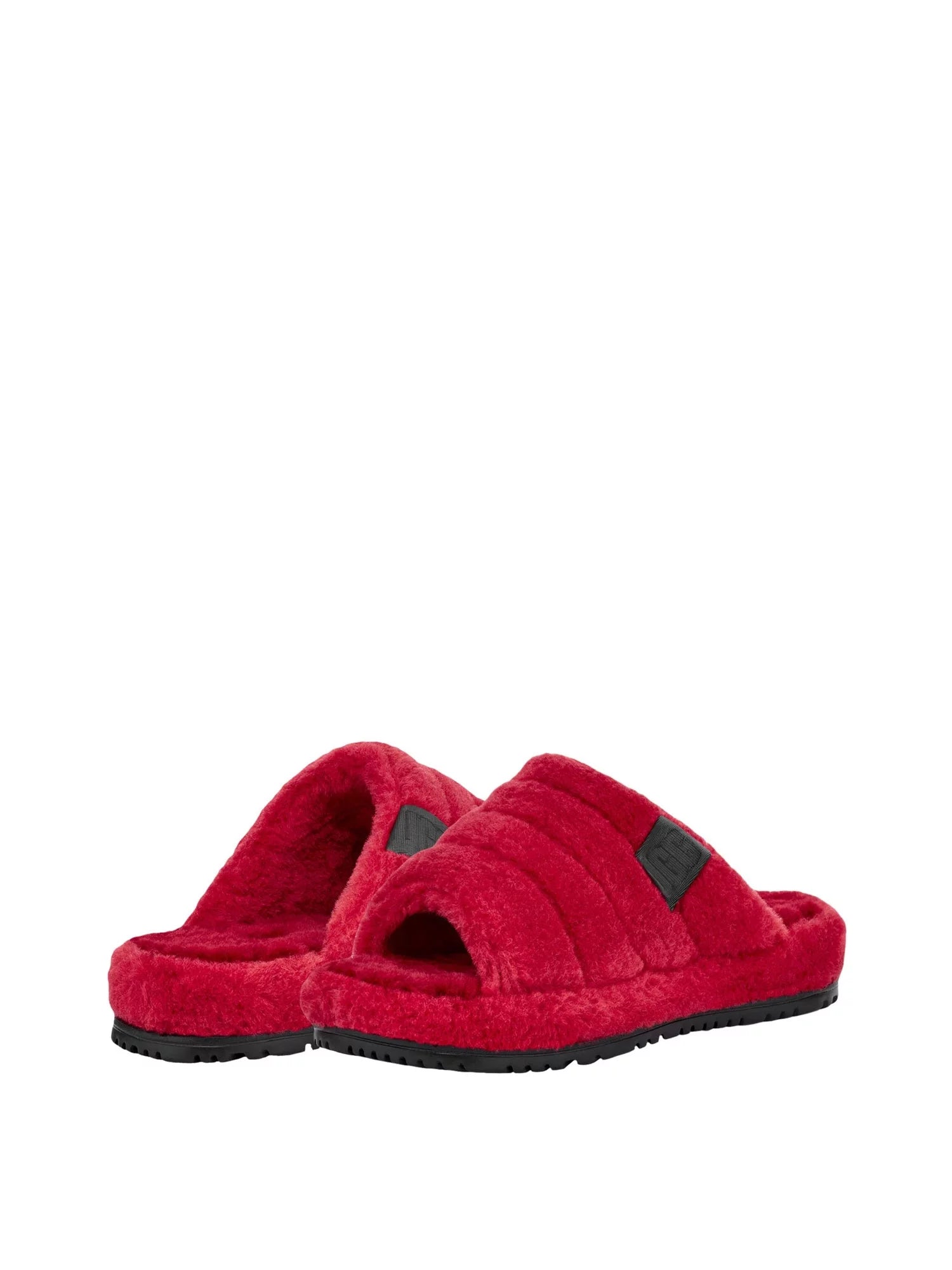 UGG Men's Slipper, Samba RED Fluff, 11 US