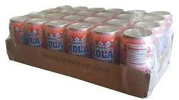 India Kola Champagne - Puerto Rico's Original Kola - 12 fl oz (Count of 24) Master Carton