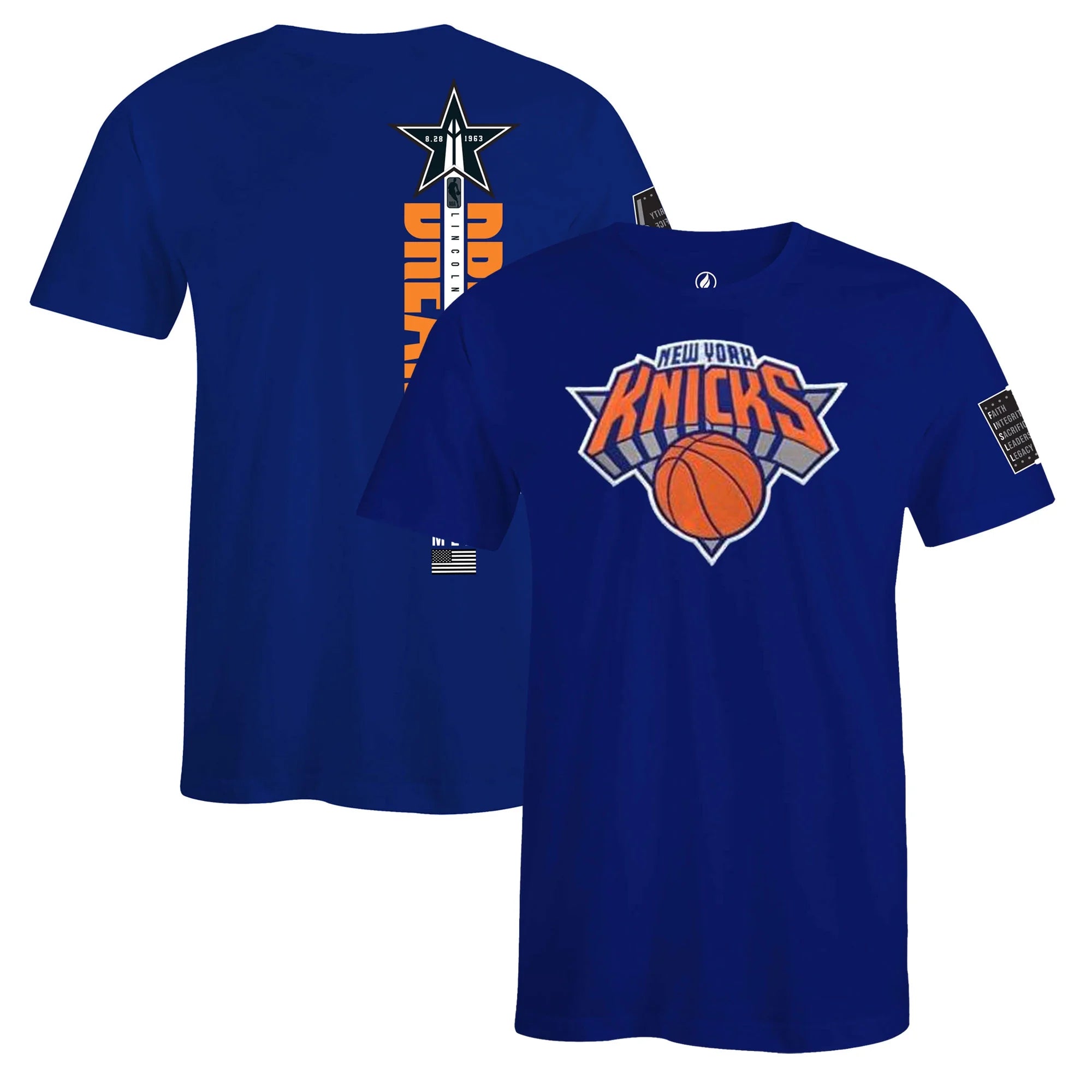 Unisex FISLL x Black History Collection  Royal New York Knicks T-Shirt