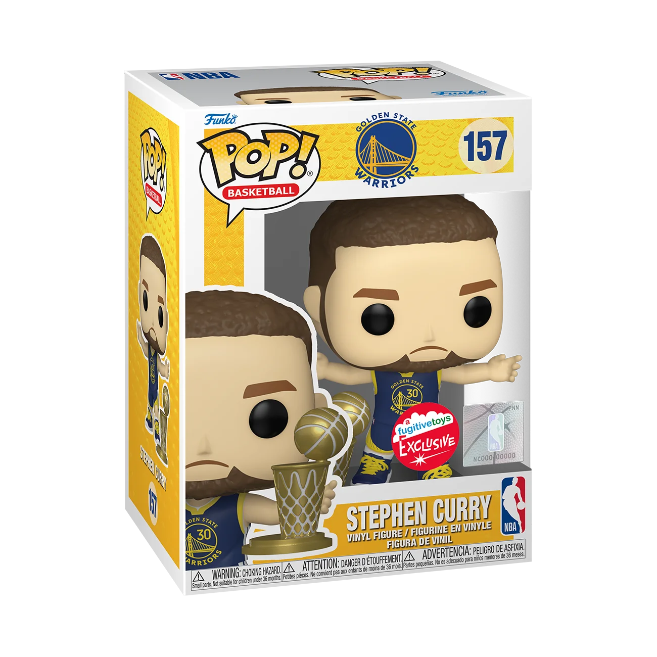 NBA Pop! Vinyl Figure Stephen Curry Championship Trophy (Fugitive Toys Exclusive)[157]