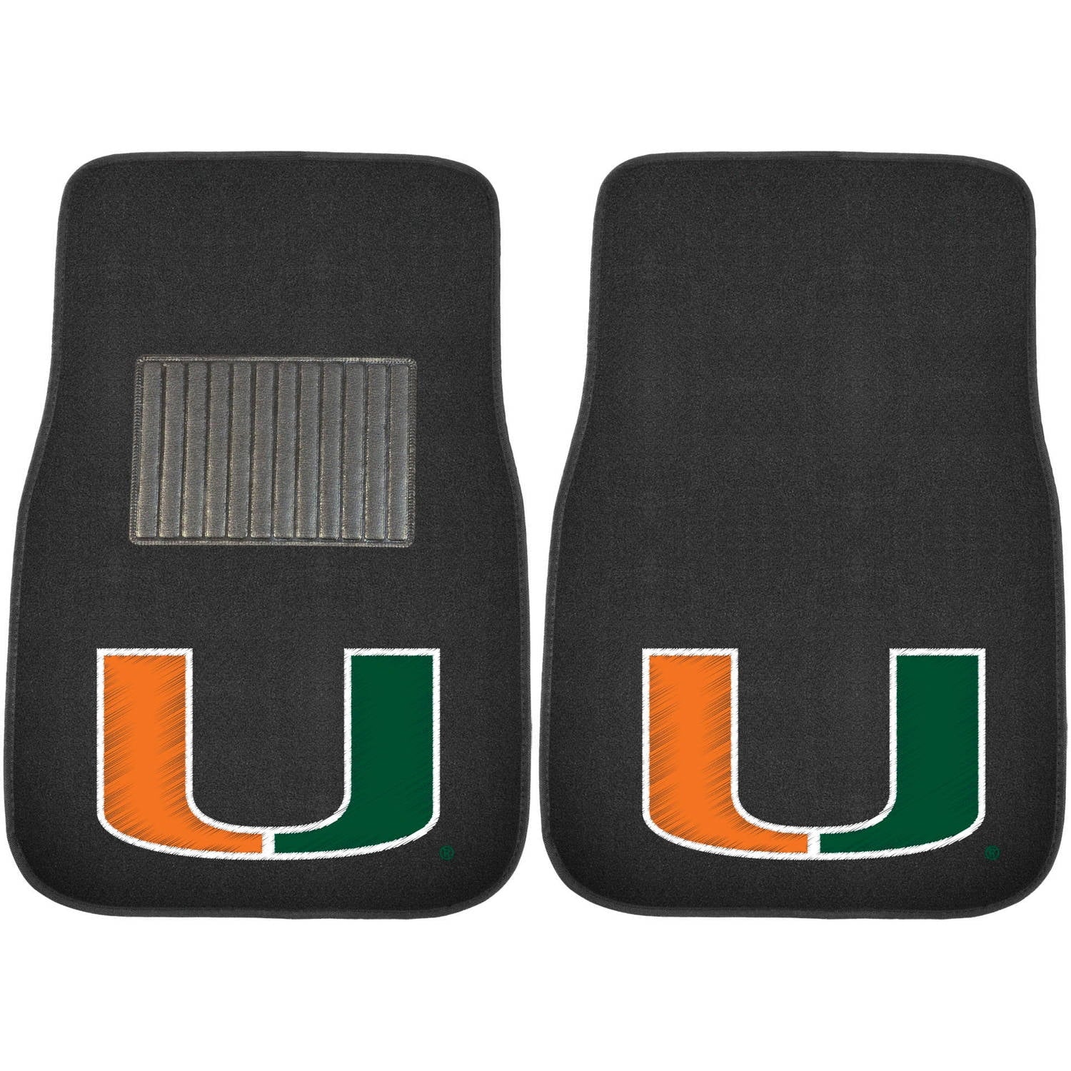 Miami 2-pc Embroidered Car Mats