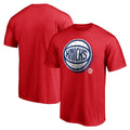 Men's Fanatics Branded Red New York Knicks Red White & Team T-Shirt