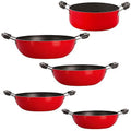 Nirlon Non-Stick Pfoa Free Stain Resistance Non-Induction Cookware Utensil Combo Offer With Bakelite Handle
