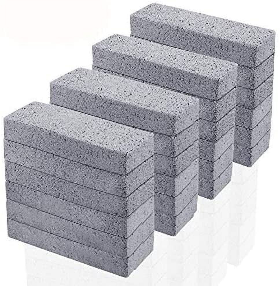 24 Pack Pumice Stone for Cleaning, Pumice Scouring Pad, Toilet Bowl Ring Remover Pumice Stick Cleaner for Kitchen/Bath/Pool/Household Cleaning, 5.9 x 1.4 x 0.98 Inch