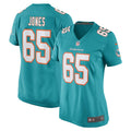 Women's Nike Robert Jones Aqua Miami Dolphins Game Jersey