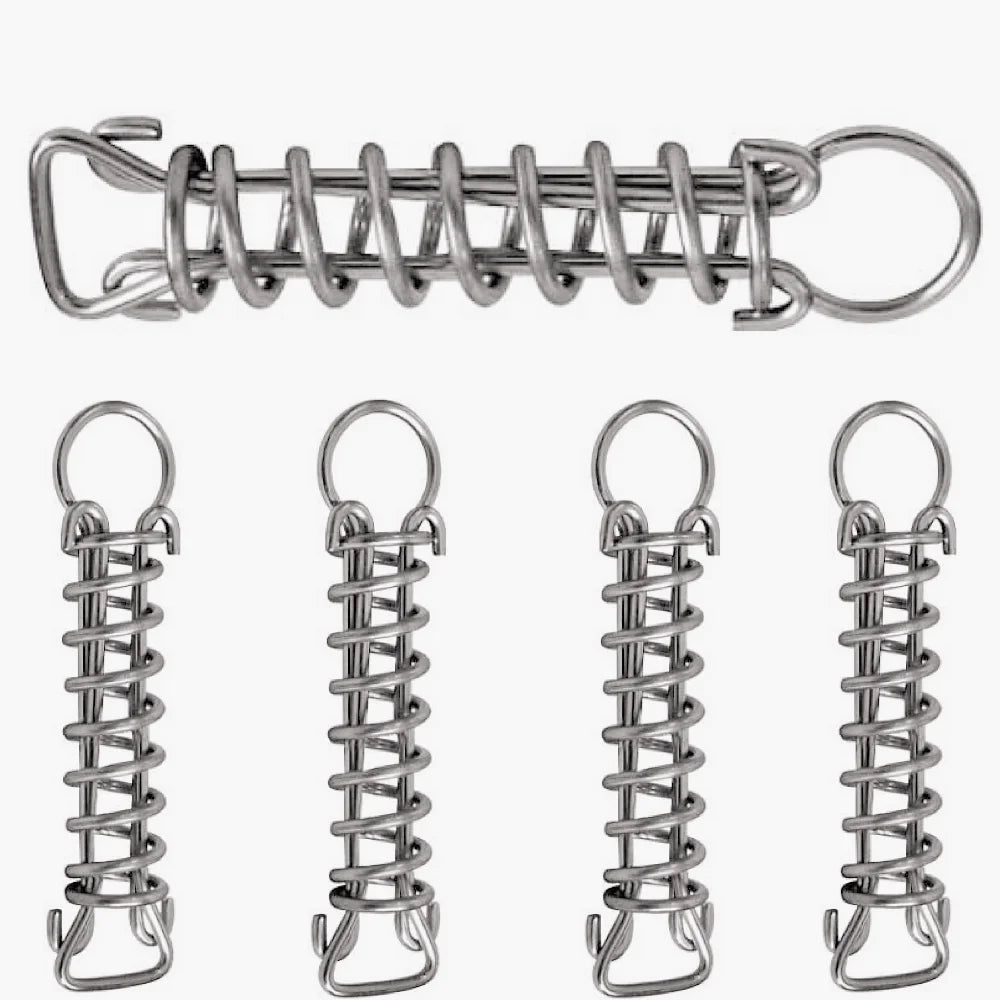 Wauebuly Swimming Pool Cover Springs In Ground Pool for Winter Pool Safety Cover Universal Swimming Pool Cover 5Pcs