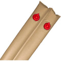Tan 8' Winter Water Tube Bags for In-Ground Swimming Pool Covers