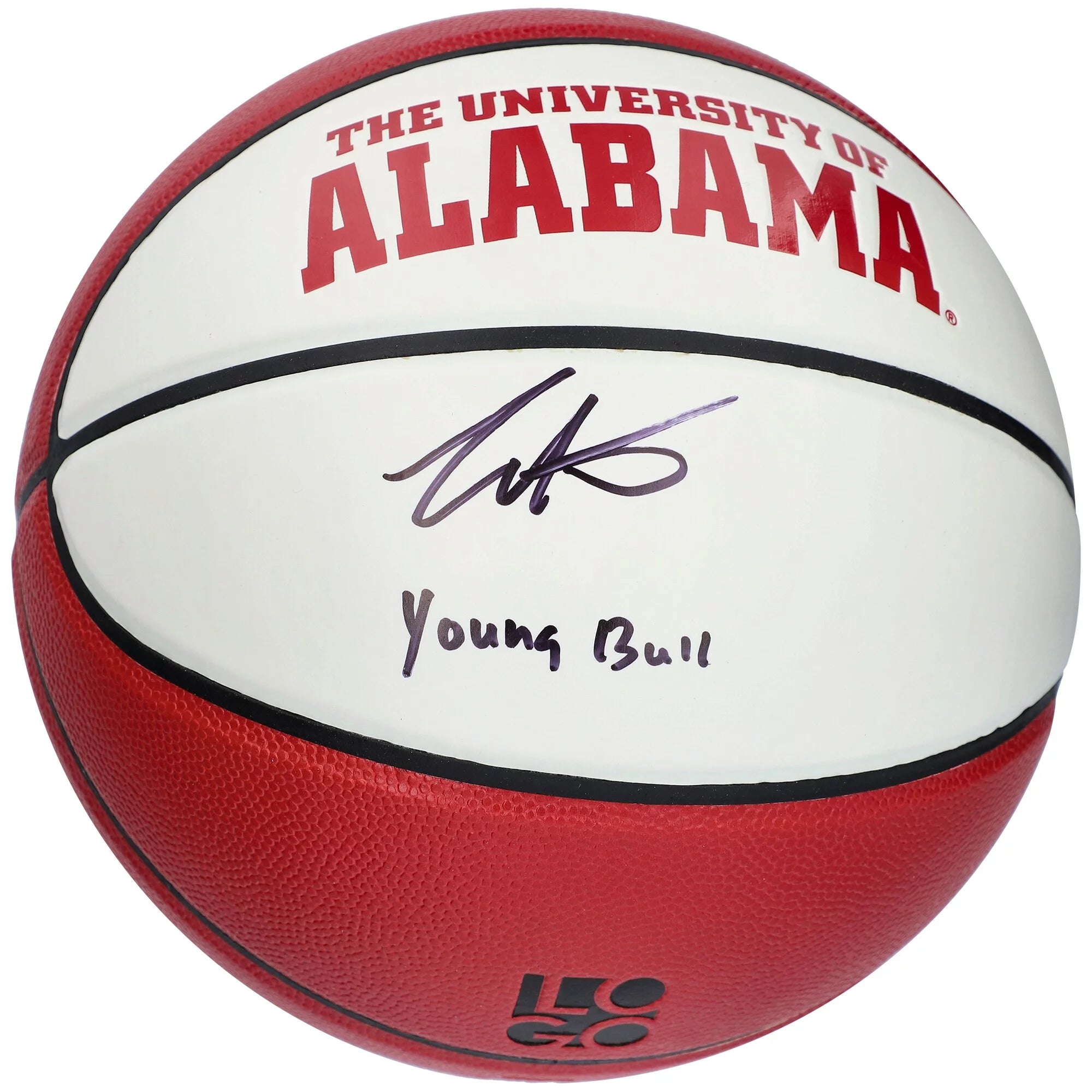 Collin Sexton Alabama Crimson Tide Autographed Spalding White Panel Basketball with Young Bull Inscription - Fanatics Authentic Certified