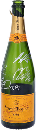 Colorado Avalanche Autographed 2022 Stanley Cup Champions Locker Room Celebration Champagne Bottle with 4 Signatures - NHL Auctions Exclusive - Fanatics Authentic Certified