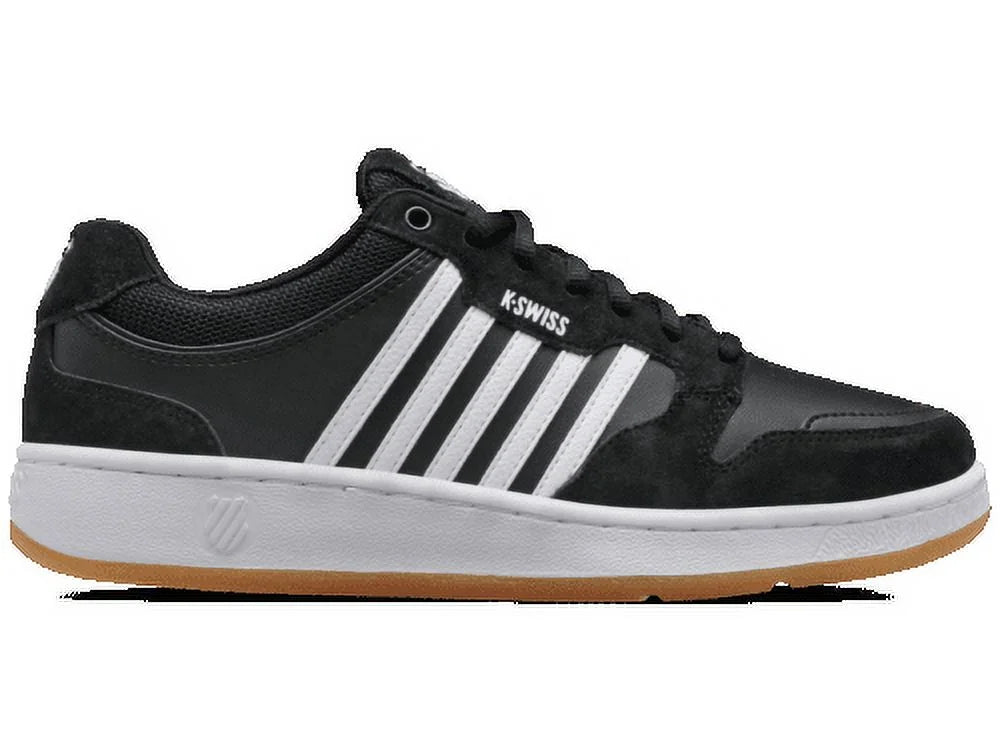 Men K-Swiss CITY COURT BLACK/WHITE/GUM 06996-031-M