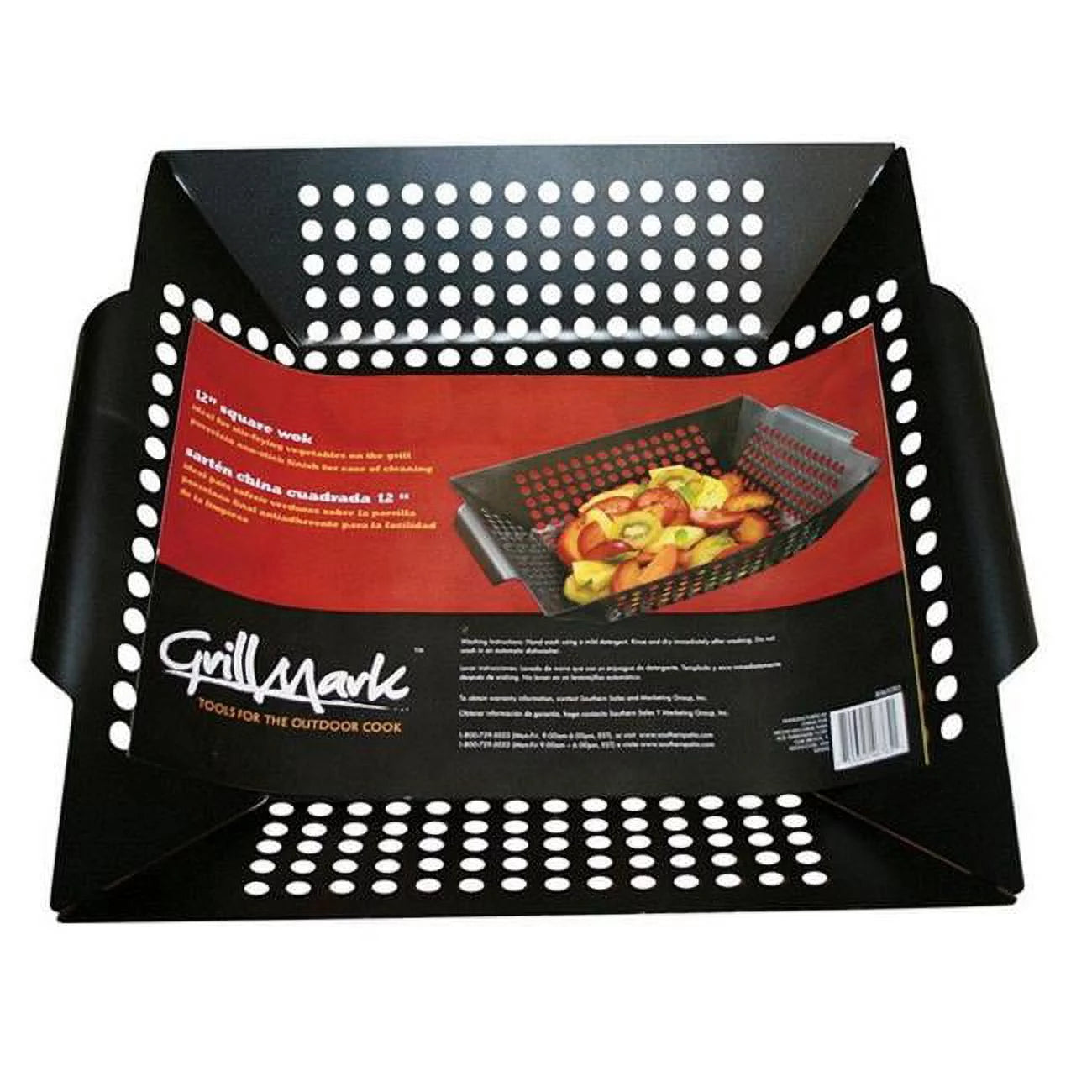Grill Mark 98121A Steel Square Grill Topper Wok