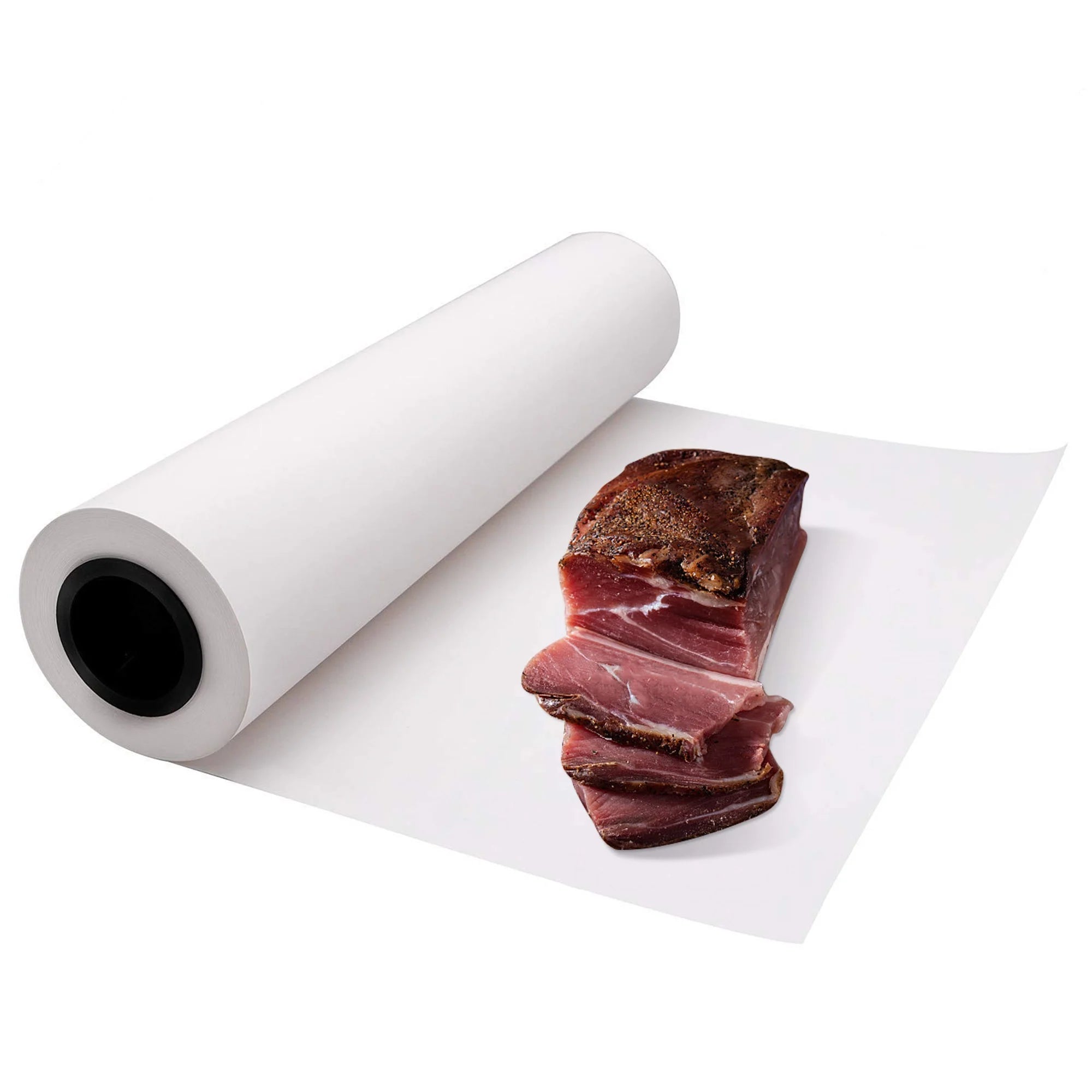 Tripumer Heavy Duty Butcher Paper Roll 18inch x 175ft White Barbecue Paper Food Grade Kraft Paper Rolls Barbecue Grilling Paper for Smoking All Kinds of Meat Wrapping Paper and Placemats