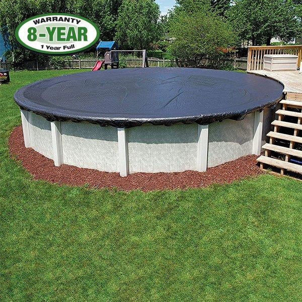 In The Swim Economy 16' x 25' Oval Above Ground Winter Pool Cover, 8 Year Warranty, Blue PCO81928