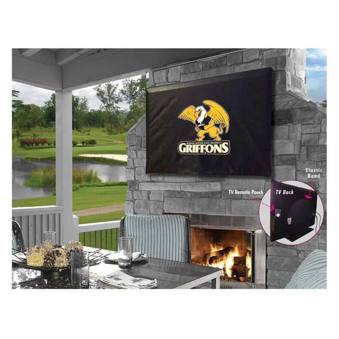 Missouri Western State State TV Cover (TV sizes 50-56) by Covers by HBS