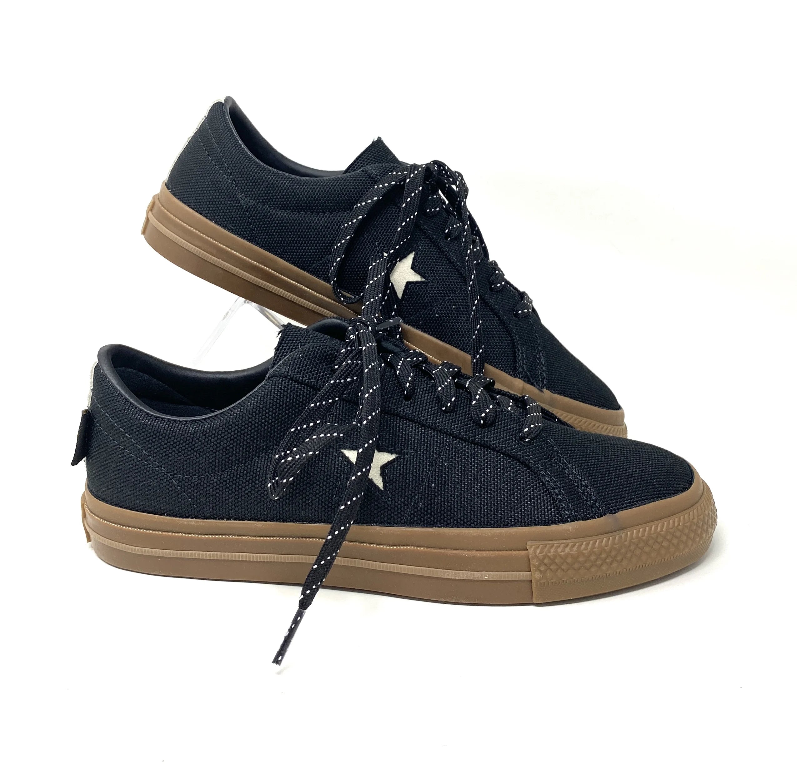 Converse One Star Pro OX Low Top Black Women Canvas Sneakers Skate Size A03217C