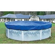 HPI Yard Guard 15 Round Swimming Pool Skirted Blue/Black Winter Cover