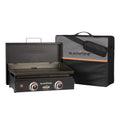 Blackstone 2 Burner 22 Tabletop Propane Griddle with Cover and Carrier