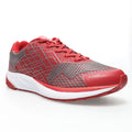 Propet One Men's Sneakers - Crimson/Grey, Size 12