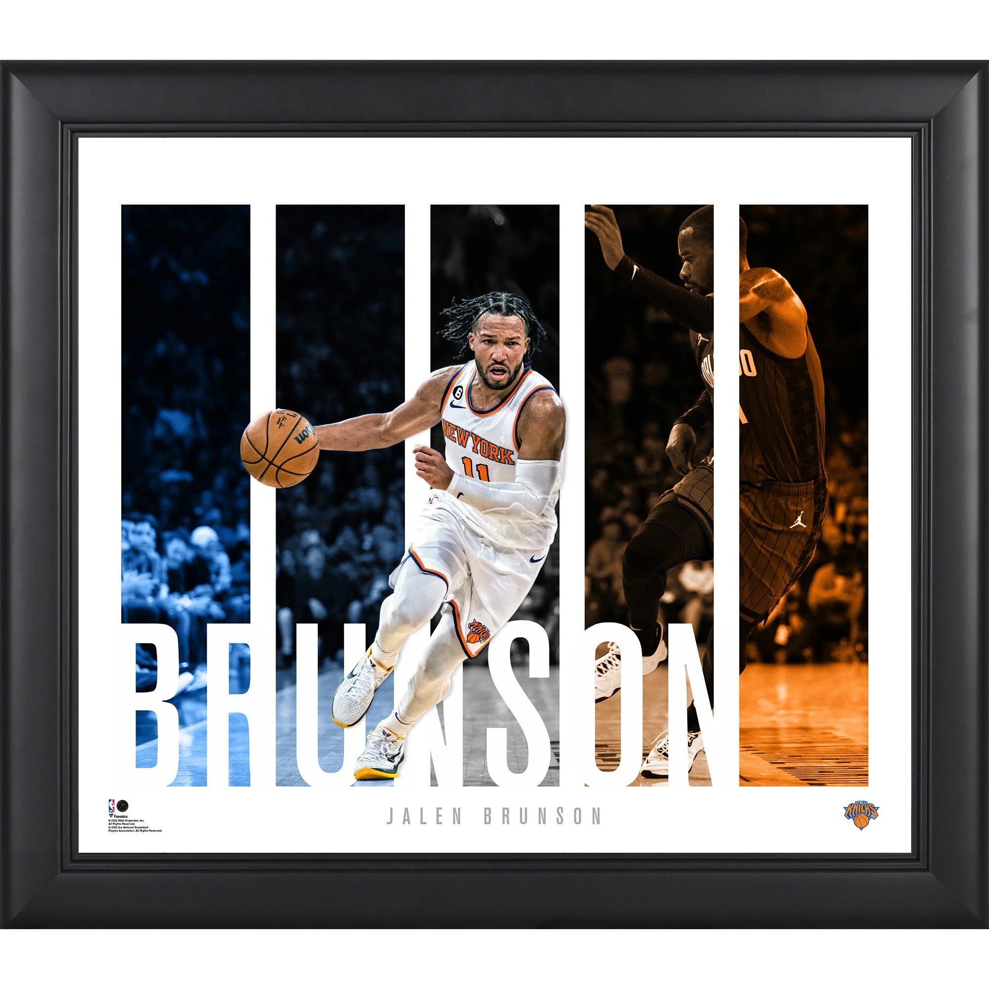 Jalen Brunson New York Knicks Framed 15 x 17 Player Panel Collage