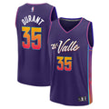 Men's Fanatics Branded Kevin Durant Purple Phoenix Suns Fast Break Jersey - City Edition