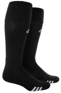 adidas Unisex Rivalry Soccer OTC Socks (2-Pair) X-Small Black/ White