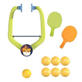 Children's Indoor Hanging Table Tennis Trainer Self Workout Set Professional Solid Rackets 6Balls